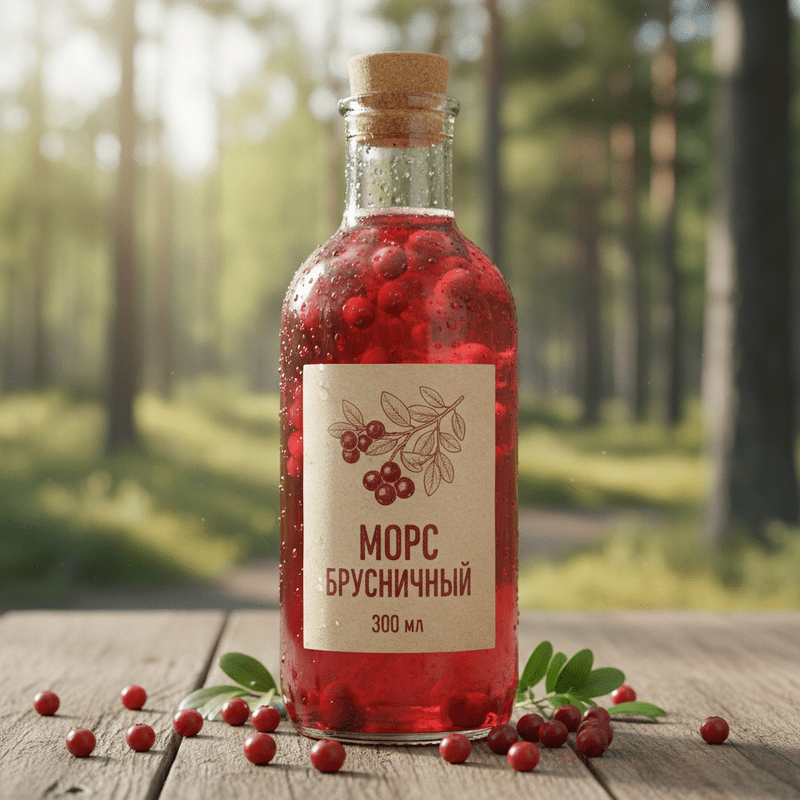 Морс брусничный